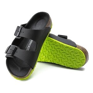Birkenstocks Black & Neon